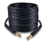 Tuyau de 15 m compatible avec les accessoires de tuyau de nettoyeur haute pression krcher k2 k3 k4 k5 ...
