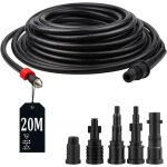 Tuyau de 20 m pour nettoyeur haute pression 5 adaptateurs 180 bar 60°c, kit de nettoyage de canalisations ... Tuyau de 20 m pour nettoyeur haute pression 5 adaptateurs 180 bar 60°c, kit de nettoyage de canalisations ...