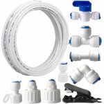 Tuyau d'alimentation en eau, kit de connecteurs de réfrigérateur universel set de raccordement eau tuyau ... Tuyau d'alimentation en eau, kit de connecteurs de réfrigérateur universel set de raccordement eau tuyau ...