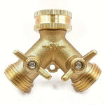 Tuyau d'alimentation en eau de type y � deux voies, machine � laver � double robinet, peut connecter ...