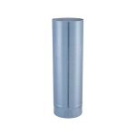 Joncoux tuyau alumini� de raccordement - mod�le polyfeu - diam�tre de 125mm - longueur 0, 5m
