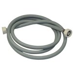 Tuyau d'arriv�e d'eau universel livr� sans les joints 20 / 27 avec raccords droits (l2500mm 3 / 4 f x ...