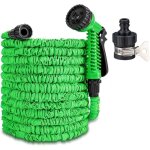 Tuyau d'arrosage extensible 30m, 100ft tuyau arrosage flexible &lger avec 7 modes de pulvrisation et ...