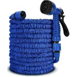 Tuyau d'arrosage extensible 60m / 200ft tuyau d'arrosage flexible tuyau r�tractable raccords avec 7 fonction ...