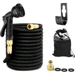 Tuyau d'arrosage de jardin extensible 30m pistolet pulv�risateur d'eau � 8 modes, flexible et r�sistant ...