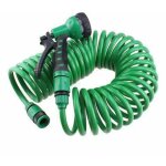 Tuyau d'arrosage en spirale, tuyau d'arrosage en spirale, tuyau d'eau flexible tuyau de bateau enroul�, ...