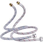 Tuyau blind� tuyaux de raccordement g 3 / 8 dn6 de 70cm de longue pour robinet d'eau, filetage de compression ...