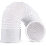 Tuyau climatiseur mobile 2m, tuyau d'�vacuation climatiseur de 5, 9 pouces de diam�tre et 200cm de longueur, ...