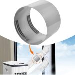 Tuyau climatiseur mobile adaptateur clim fenetre, tuyau d'�chappement portable de 150mm, flexible en ...