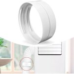 Tuyau climatiseur mobile adaptateur clim fenetre, tuyau �vacuation climatiseur mobile portable de 150mm, ...