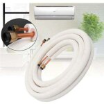 Tuyau en cuivre pour climatiseur 1 / 4 3 / 8 - tuyau réfrigérant en cuivre et aluminium isolé - pièces ... Tuyau en cuivre pour climatiseur 1 / 4 3 / 8 - tuyau réfrigérant en cuivre et aluminium isolé - pièces ...