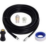 Tuyau de d�bouchage de canalisations de 15 m, compatible avec les nettoyeurs haute pression karcher k2, ...