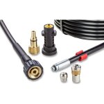Tuyau dboucheur canalisation pour nettoyeur haute pression 15m, 200 bar - kit furet compatible karcher, ...