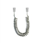 Tuyau de douche en spirale extensible jusqu' 300 cm pvc f. f. 1 / 2  tecom