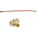 Tuyau d'�chappement de 400 mm avec clapet anti - retour � 3 voies en alliage de zinc pour pi�ces de compresseu ...