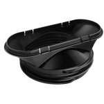 Tuyau d'chappement pour climatiseurs mobiles, sche - linge, hottes, anneau noir. . debuns