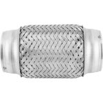 Tuyau d'chappement flexible ondul en acier inoxydable, 2, 5x6 pouces, tube  joint flexible, accessoire ...