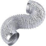 Tuyau d'chappement flexible robuste de 4 pouces pour ventilation sche, kit de conduits cvc en aluminium ...