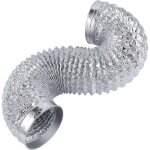 Tuyau d'chappement flexible robuste de 4 pouces pour ventilation sche, kit de conduits cvc en aluminium ...