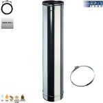Tuyau �l�ment droit 100 cm inox diam. 150 mm edilinox