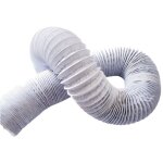 Tuyau d'�vacuation d'air flexible en pvc � 80 mm / 10 m - tuyau de ventilation pour climatisation, s�che ...