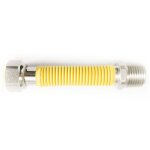 Tuyau flexible gaz extensible inox 10 pcs 1 / 2 100 / 160 mm jaune standard uni 11353