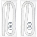 Tuyau flexible de piscine universel ? tuyau de rechange pour piscine hors sol ? 2 tubes de pompe � filtre ...