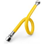 Tuyau de gaz en acier inoxydable 304 - tuyau gaz propane / butane de 50cm, flexible gaz 1 / 2 '' antidflagran ...