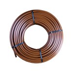 Rain irrigation - tuyau goutte -  - goutte autorgulant 16 mm x 50 m - 2 l / h - marron - rain