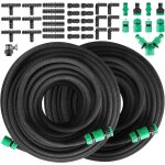 Tuyau micro poreux arrosage goutte � goutte irrigation raccords flexible irrigation kit (100m)