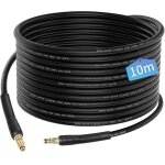 Tuyau pour nettoyeur haute pression 10m tuyau d�boucheur flexible noir nettoyage de canalisations haute ...