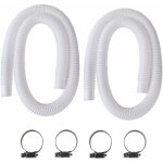 Tuyau de piscine, 2pcs 32mm tuyau pour piscine hors sol, 150cm / 59in tuyau pour pompe de piscine pour ...