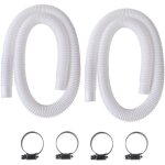 Tuyau piscine 32mm, 2pcs tuyau pour piscine hors sol, 150cm / 59in tuyau de rechange pour intex 330 gph, ... Tuyau piscine 32mm, 2pcs tuyau pour piscine hors sol, 150cm / 59in tuyau de rechange pour intex 330 gph, ...