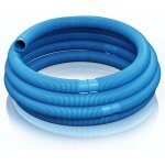 Tuyau piscine bleu ? 9 m de long, � 32 mm ? tuyau solaire flottant � sections pr�form�es ? 165 g / m ...