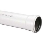 Tuyau pp - ht 32x1, 8x250 sanitaire, pour assainissement interne, blanc