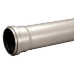 Tube d'�vacuation pvc 40mm ? longueur 0, 3m ? r�sistant aux hautes temp�ratures ? embo�ture pour installation ...