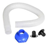 Tuyau skimmer piscine avec adaptateur et bouchons muraux pour filtre surface