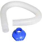 Tuyau de skimmer de piscine, adaptateur de tuyau de filtre pour skimmer de surface tuyau et adaptateur ...
