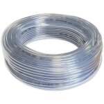 Tuyau souple cristal transparent pvc  4 mm pour usages divers - 50 m