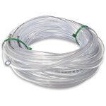 Tuyau souple cristal transparent pvc  6 mm pour usages divers - 10 m