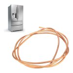 Tuyau de tube en cuivre de 2m, tube de cuivre 6mm (od), 5mm (id), c1100 t2, pour le rfrigrateur, le ...