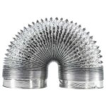 Tuyau de ventilation en aluminium de 150 mm pour hotte aspirante et ventilateur tubulaire (5 m�tres de ...