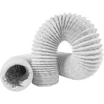 Tuyau de ventilation - tuyau d'�vacuation en pvc - pour hottes de cuisini�re, climatiseurs, s�che - linge, ...