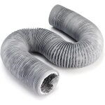 Tuyau de ventilation - tuyau d'�vacuation en pvc - pour hottes de cuisini�re, climatiseurs, s�che - linge, ...