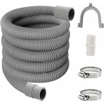 Tuyau de vidange, kit de rallonge machine a laver, uyau d'vacuation lave linge, flexible d'vacuation ...