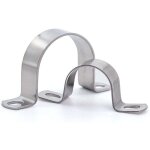 U - collier de serrage tuyau robustes �50 mm, collier de fixation inox - tuyau pour fixation / attache ...