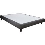 Ub design - sommier 90 x 190 chatel 20cm bronx dark grey 0919