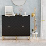 Uev armoire  chaussures avec 4 abattants, armoire  chaussures troite, plafond avec clture, tagre ...