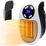 Ugreat - mini rchauffeur lectrique portable avec ventilateur 500w smart wall socket avec thermostat ...