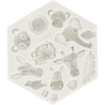 Ugreat - moule en silicone en forme d'animal mignon, facile  dmouler, flexible, doux, pour ptisserie, ...